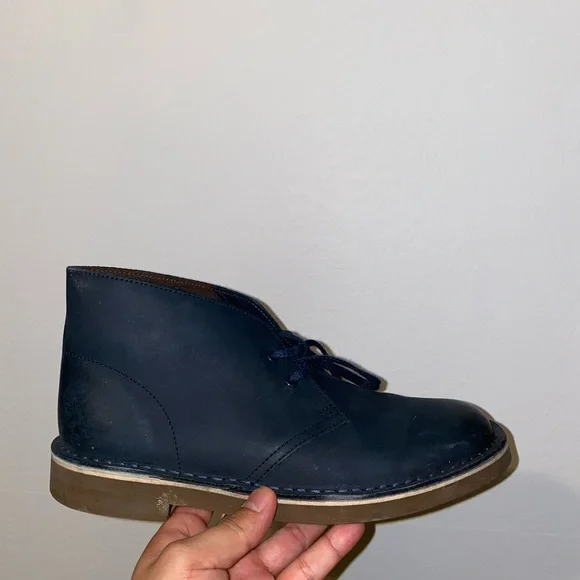 Clarks | Shoes | Mens Size 7 Clark Boots Dark Blue | Poshmark display picture 3